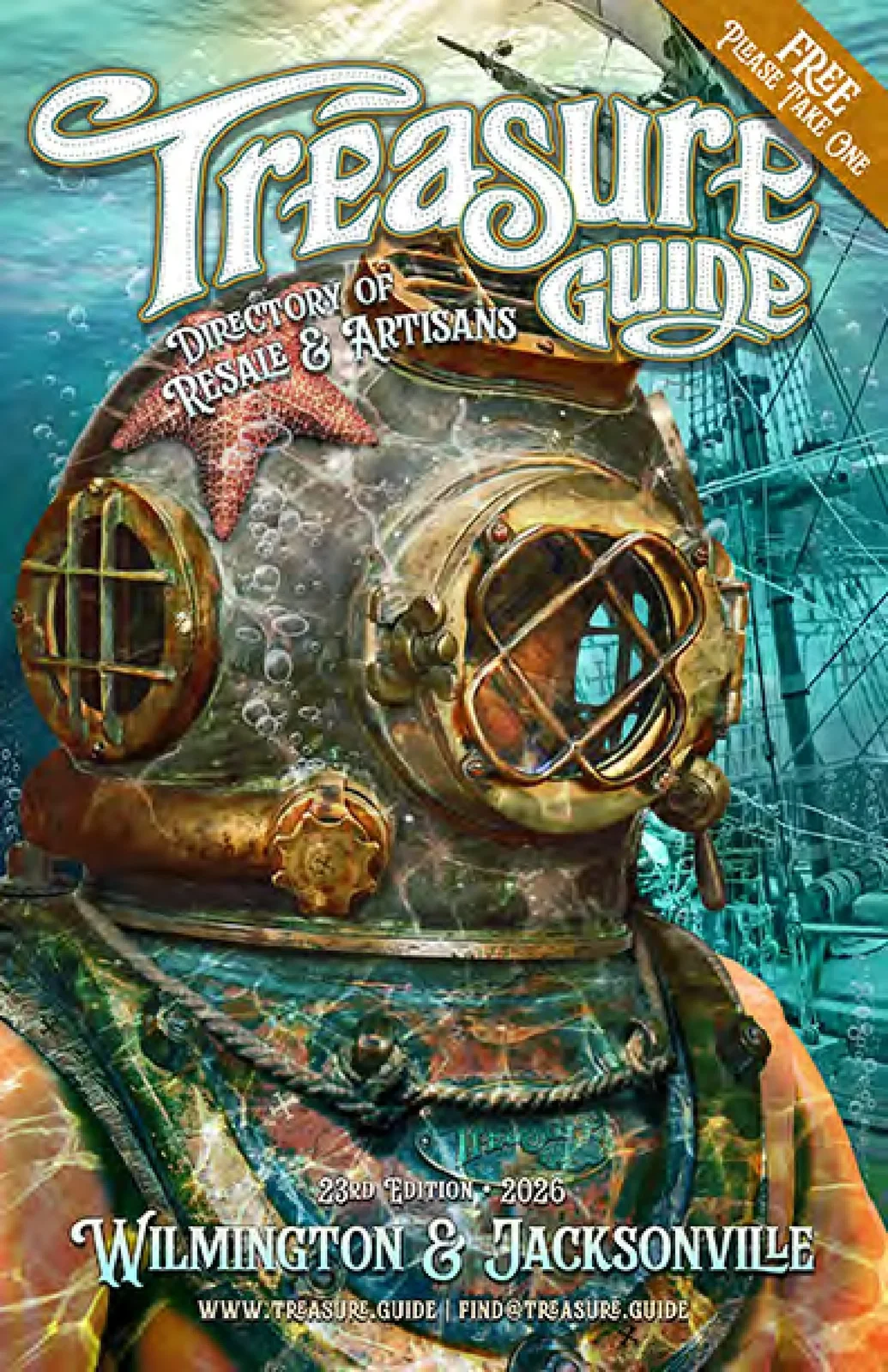 wilmington Treasure Guide May 2026 Cover of the wilmington Treasure Guide, May 2026