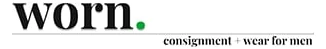 Logo of Worn Consignment & Wear for Men – Charleston, a consignment shop in Charleston, SC