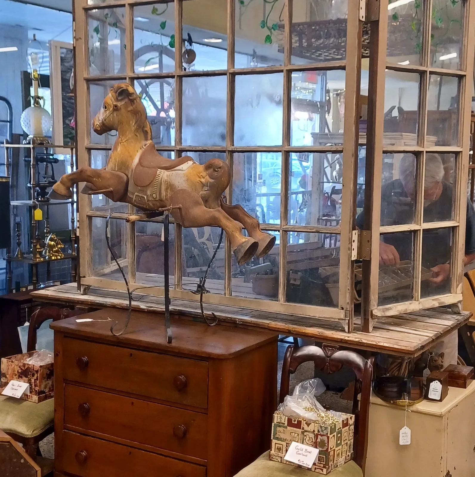 The Glass Cloche, an antique store in Wilmington, NC